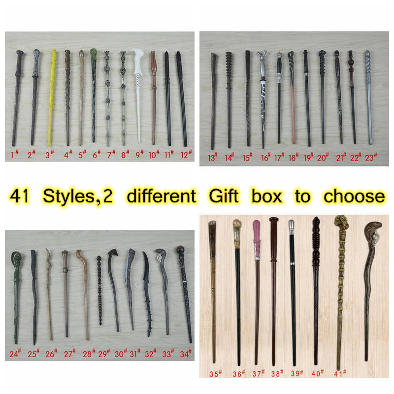 

41 Styles Magic Wand Collectable PVC Resin Magical Wands Creative Cosplay Game Collection Toys CYZ3184