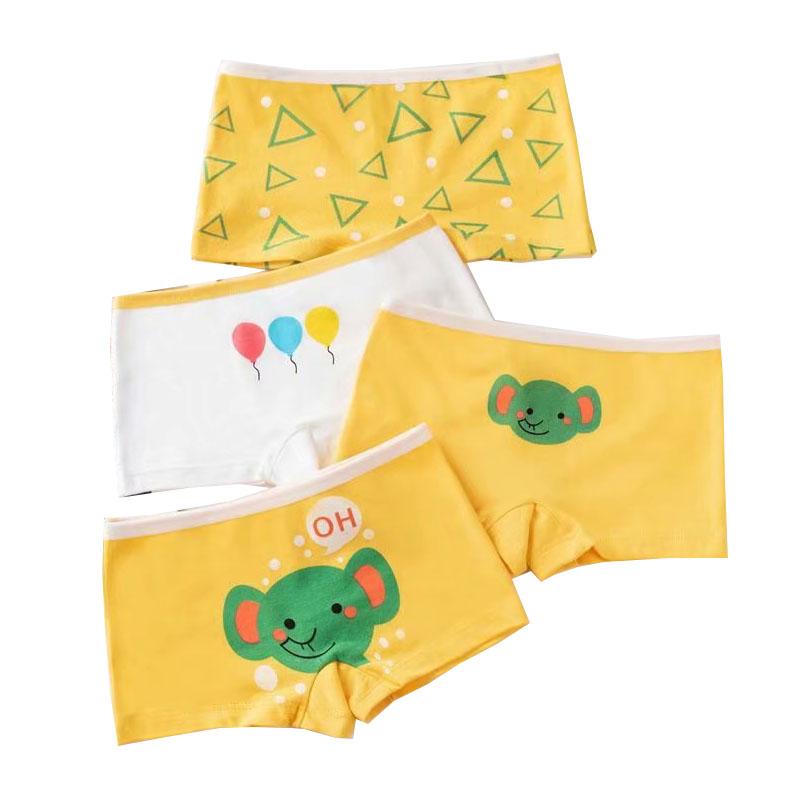 

4pcs/lot Cartoon Girls Underwear Breathable Cotton Underpants Baby Girl Teenager Children Shorts Children's Clothing Panties, Camo