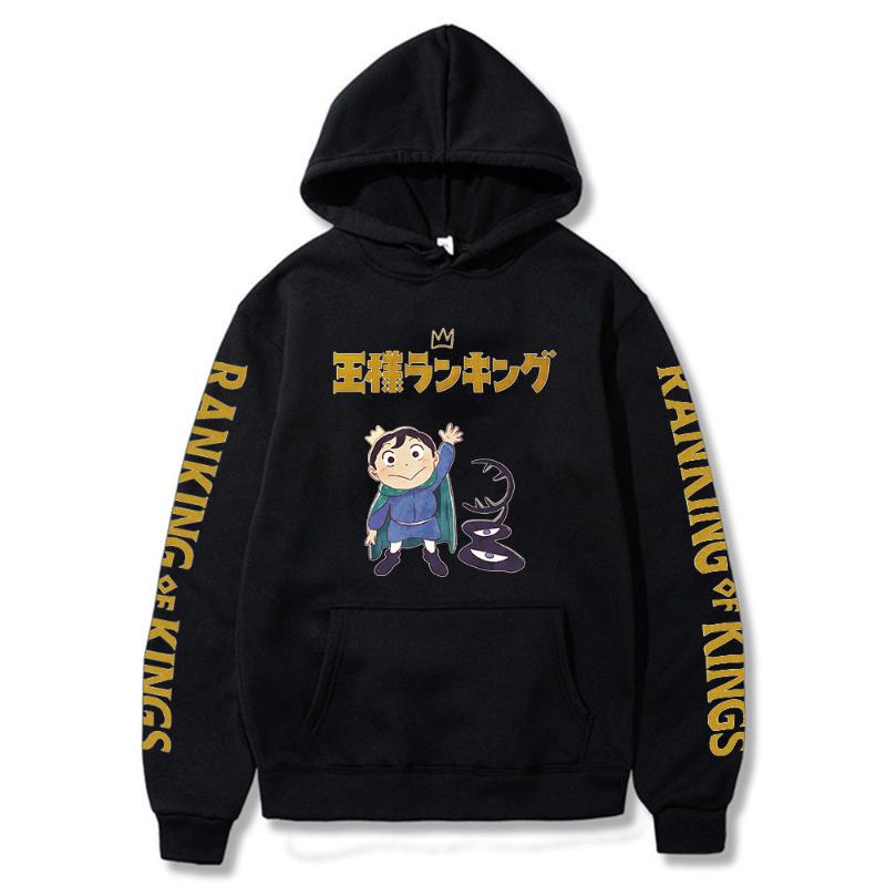 

Men's Hoodies & Sweatshirts Anime Gift Ranking Of Kings Hoodie Ousama Bojji Cozy Tops Sweatsuit Sudadera Felpa Moletom, Black