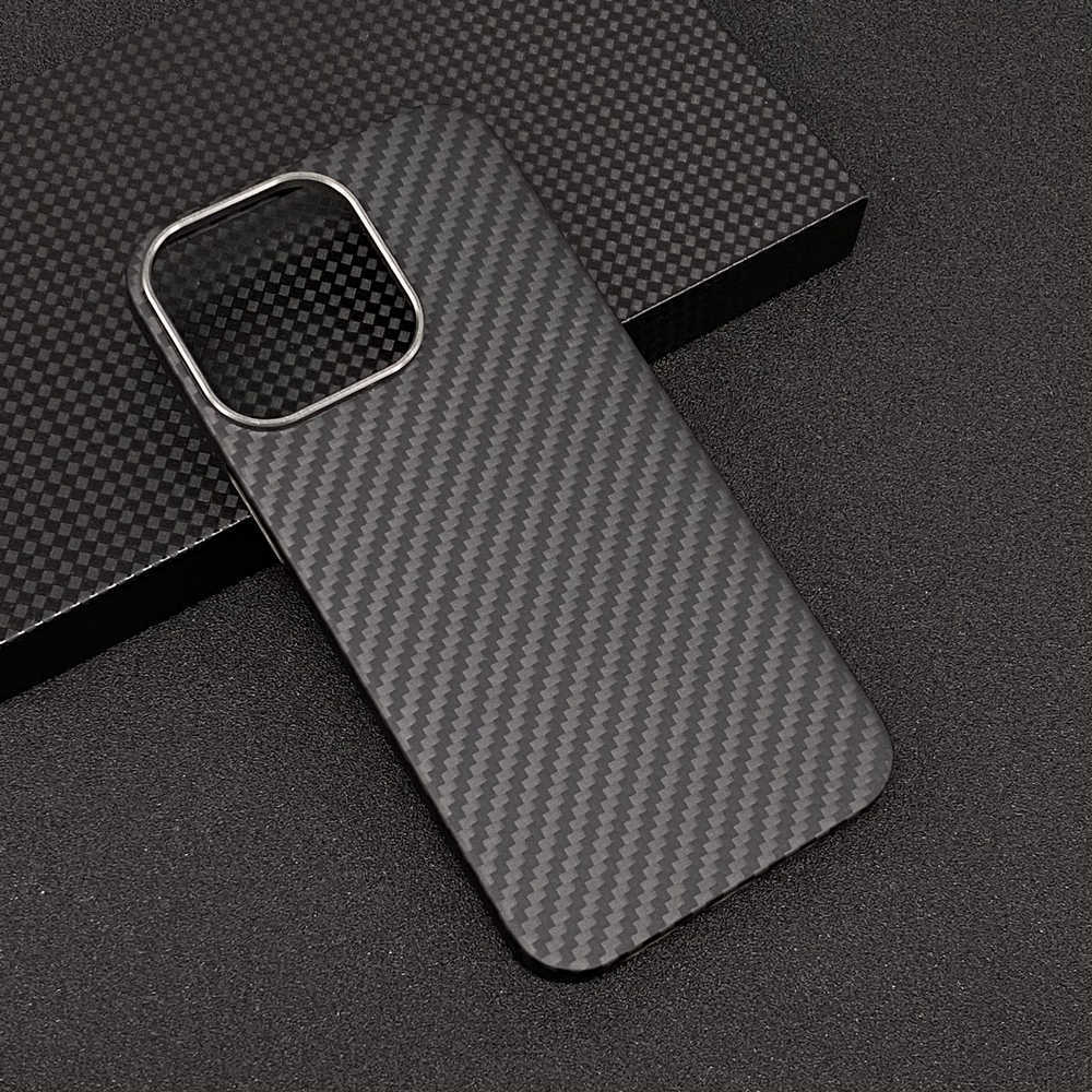 

Real Carbon Fiber Phone Case for iPhone 13Pro 13 Pro Max Ultra Thin Anti-fall Carbon Fiber Hard Cover Cases G0929