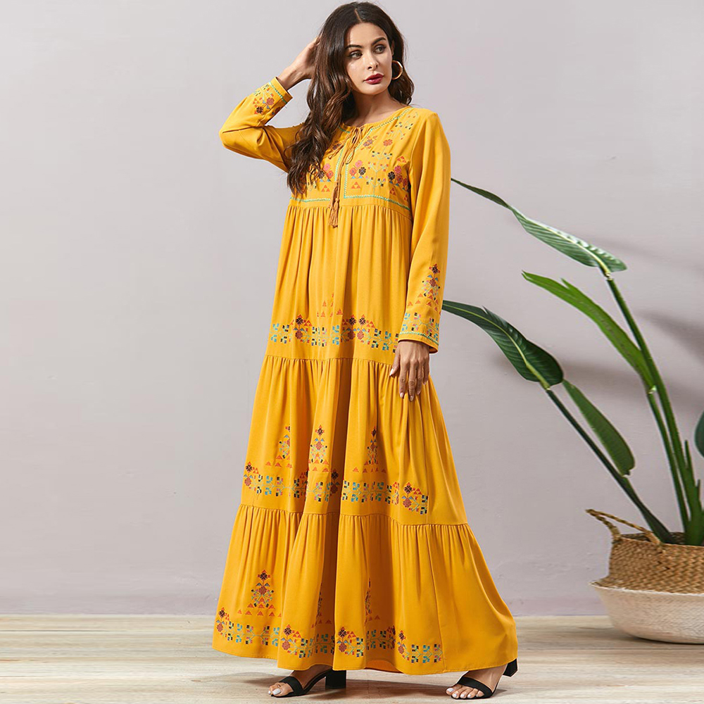 

Abaya Kaftan Dubai Muslim Fashion Hijab Dress Abayas Maxi Dresses For Women Turkey Islam Clothing Robe De Moda Musulmana Vestido