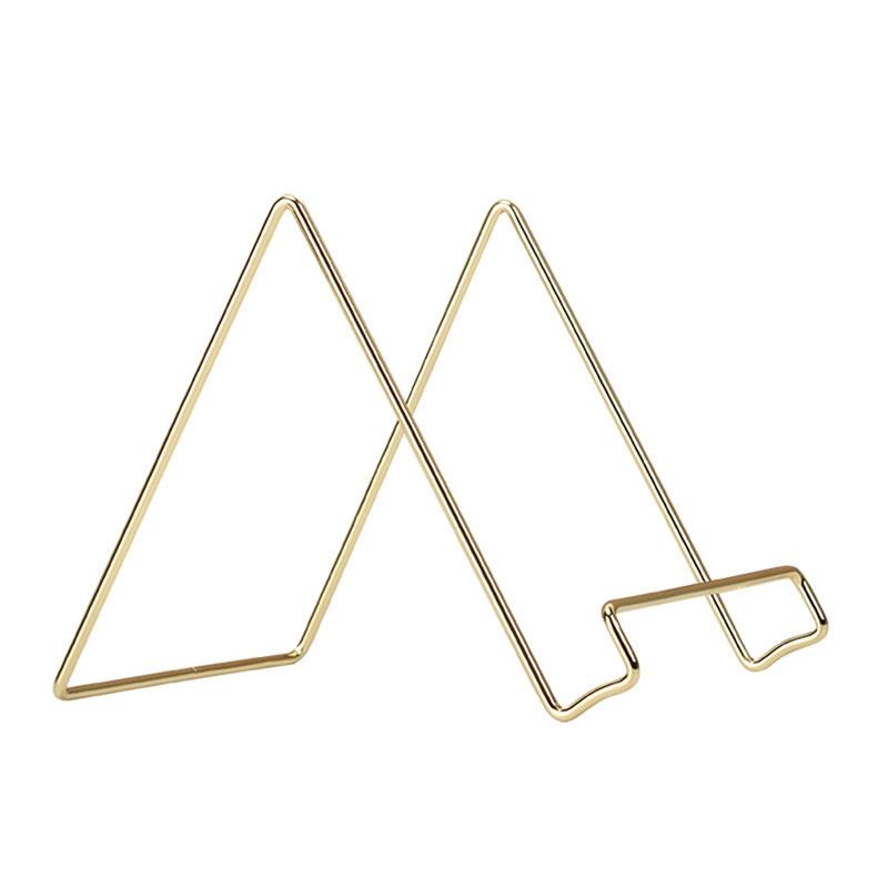 

Cell Phone Mounts & Holders INS Simple Wrought Iron Linear Metal Bracket Lazy Live Mobile Holder Universal Desktop Po Frame Reading Display, Gold s