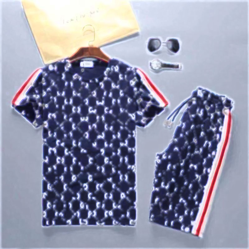 

2021 New Fashion Mens Designer Tracksuits Sets Mens Luxury Clothes Summer Running Suits T-Shirt Short Sleeve Sportswear Kits shirt, Gray