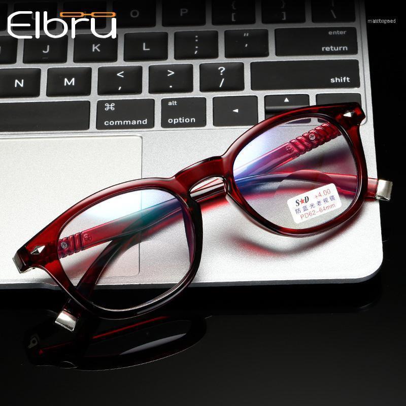 

Sunglasses Elbru Men Women Rimless Reading Glasses Bifocal Far Near Magnification Eyewear Presbyopic Diopter +100 To +4001