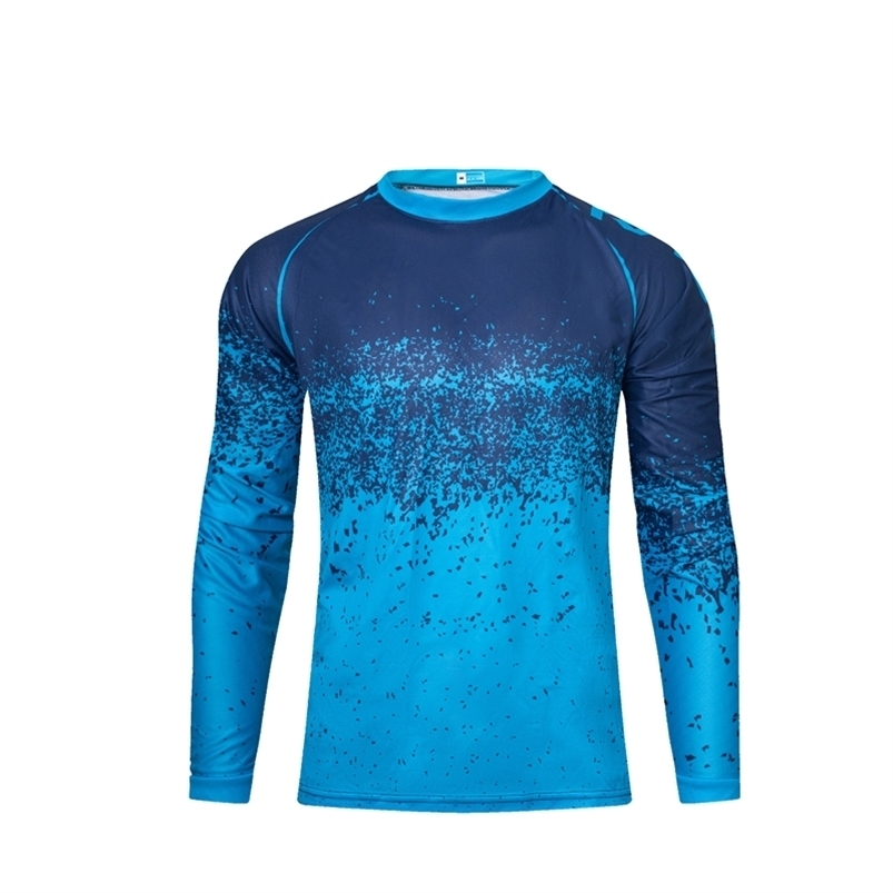 

Outdoor Anti-UV Quick Dry Men's UPF 50 Long Sleeve T-Shirts Sun Protect Skin Fishing Hiking Sun Block Shirts Tops Men 220210