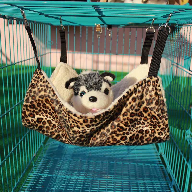 

Warm Pet Cat Hammock Bed Small Dog Cage Tent Cover Vest Soft Ferret ZL156 Kennels & Pens