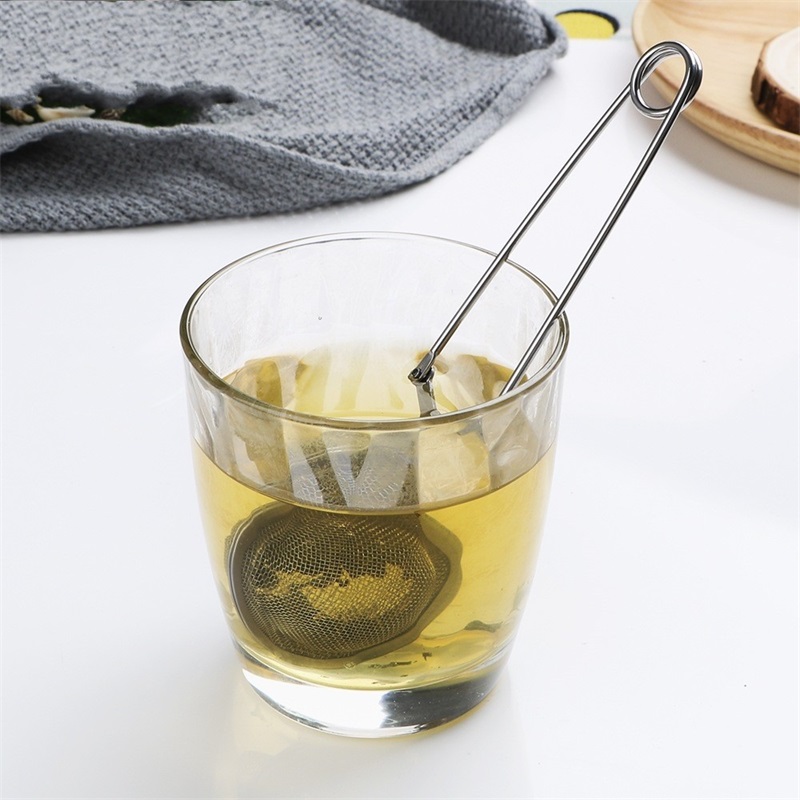 

Tea Infuser 304 Stainless Steel Sphere Mesh Tea Strainer Coffee Herb Spice Filter Diffuser Handle Tea Ball Top Quality 315 S2
