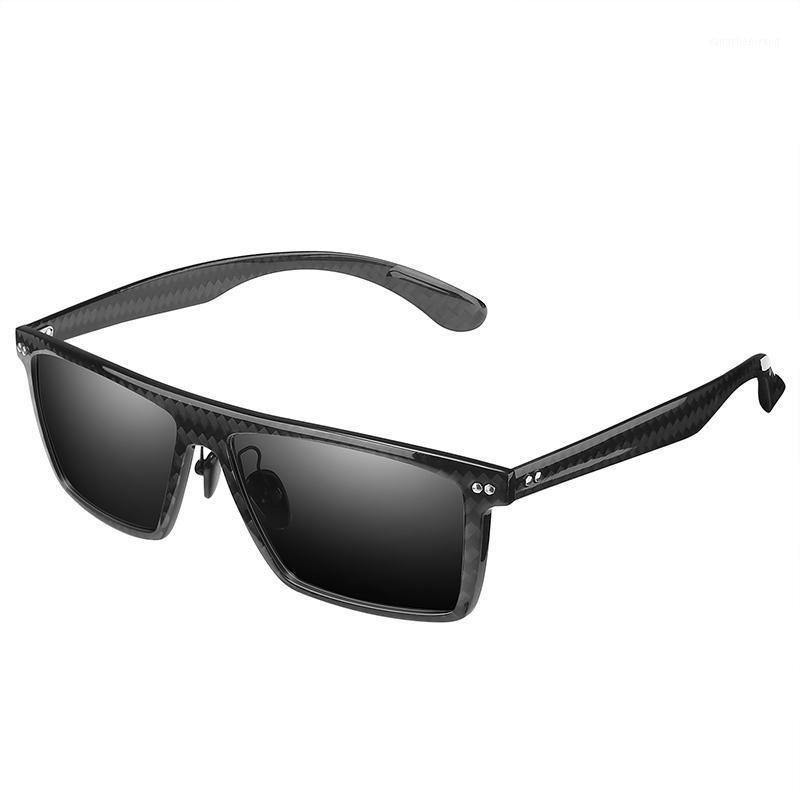 

Sunglasses 2021 Carbon Fiber For Men And Women Driving Special Glasses Fashion Luxury Square Polarized Uv400