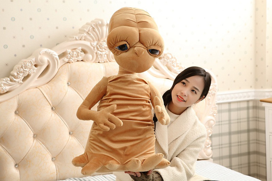 

ET EXTRA TERRESTRIAL Stuffed Animals plush big ET Doll toys Pillows 75cm, Brown