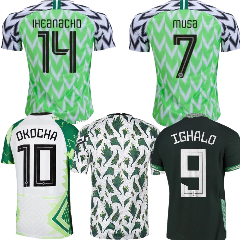 

18 World Cup national team Soccer jersey 2021 maillot de foot Okechukwu IGHALO OKOCHA AHMED MUSA Ndidi MIKEL IHEANACHO men kit Football shirts, 20/21