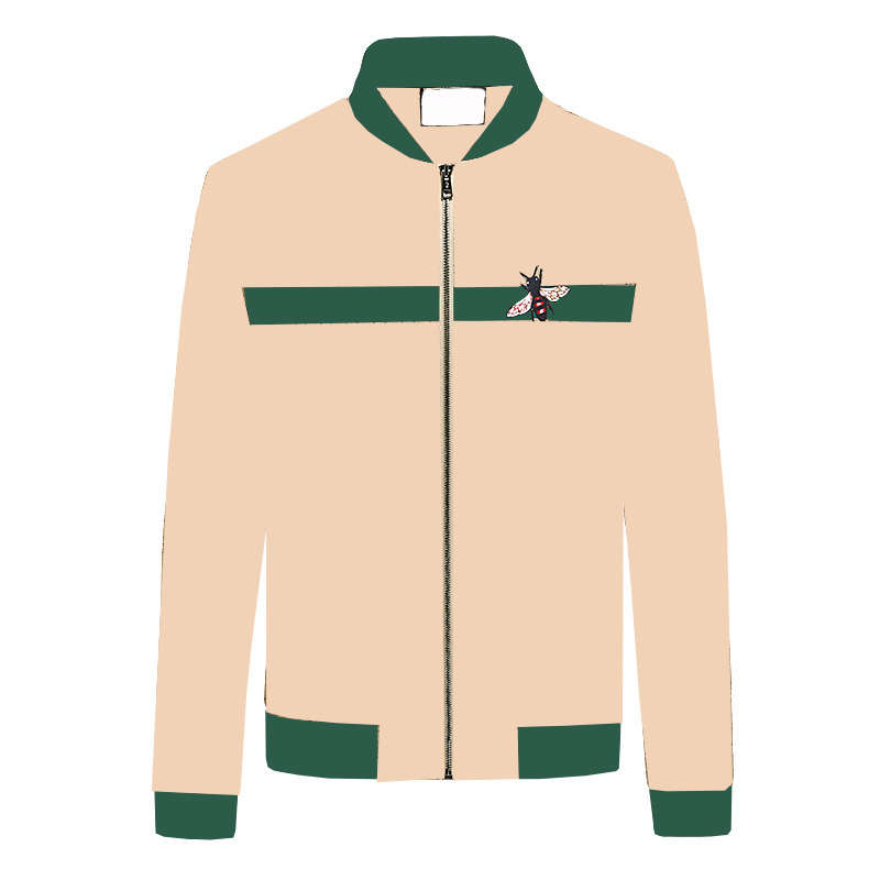 

Bee Mens Jackets Coats Windbreaker Letter Print Men Hoodie Outerwear Trendy Hip Hop Male Jacket Streetwear, Black