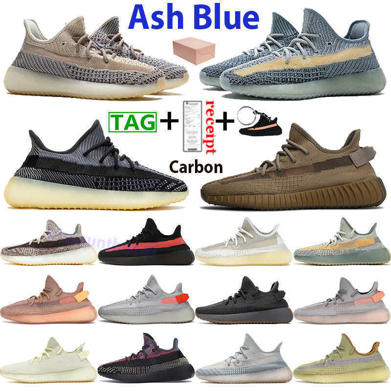 

Men women running shoes ash blue pear stone clay cinder reflective israfil natural zyon black static zebra mens sneakers trainers with box