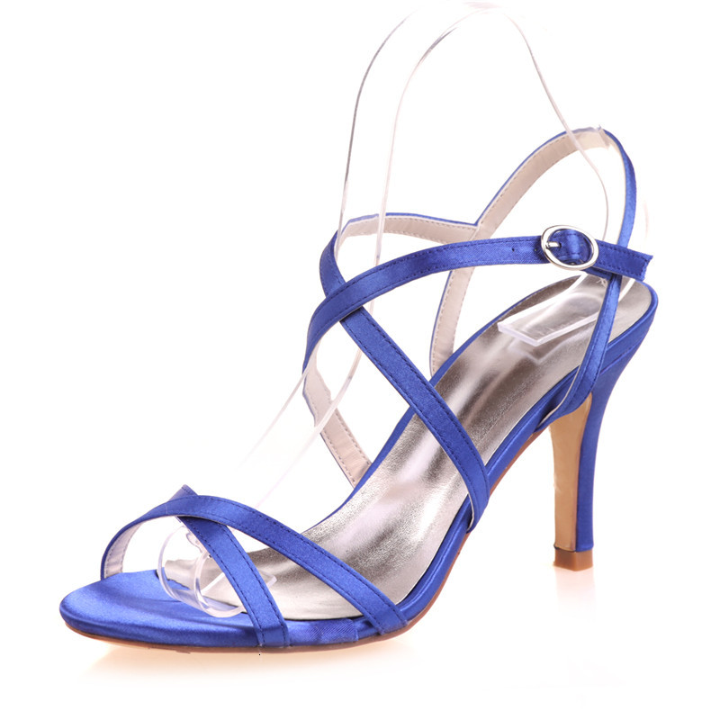 

Sandals High Heels Women Shoes Open Toe Ankle Buckle Strap Heeled Formal Evening Party Dress Lady Summer MASJ, Pink