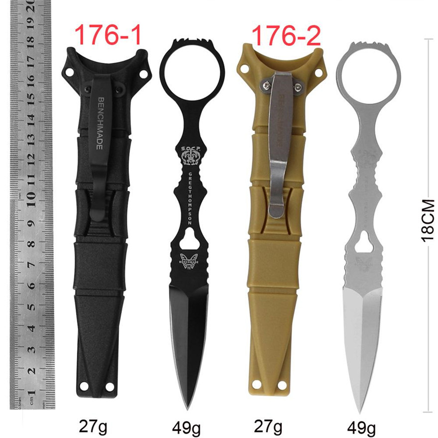 

Benchmade BM176 176 SOCP Fixed blade knife EDC Outdoor Tactical Self defense Hunting camping Knives Claw karambit BM 133 173 140 KNIFES