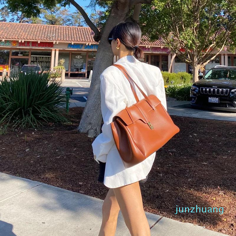 

Designer- Evening Bags Classic Large Capacity Women Shoulder Brown Ladies Shopper Bag Big Female Tote Handbag