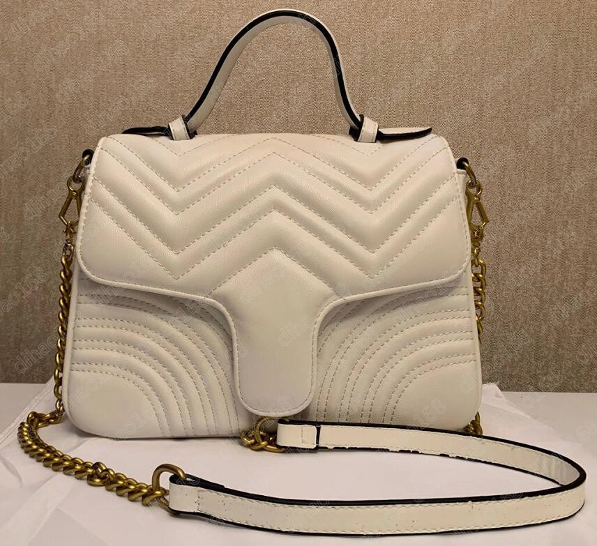 

Top quality Genuine leather Marmont Women's men tote g crossbody Bags Luxury Designer woman fashion shopping wallet Camera Cases card pockets handbag Shoulder Bag, Card old flower with box