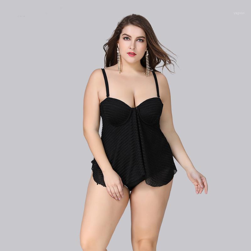 

Women's Swimwear 4XL5XL Bodysuits One Piece Plus Size Black Sexy Women Beach Wear Backless Large Female Monokini Push Up
