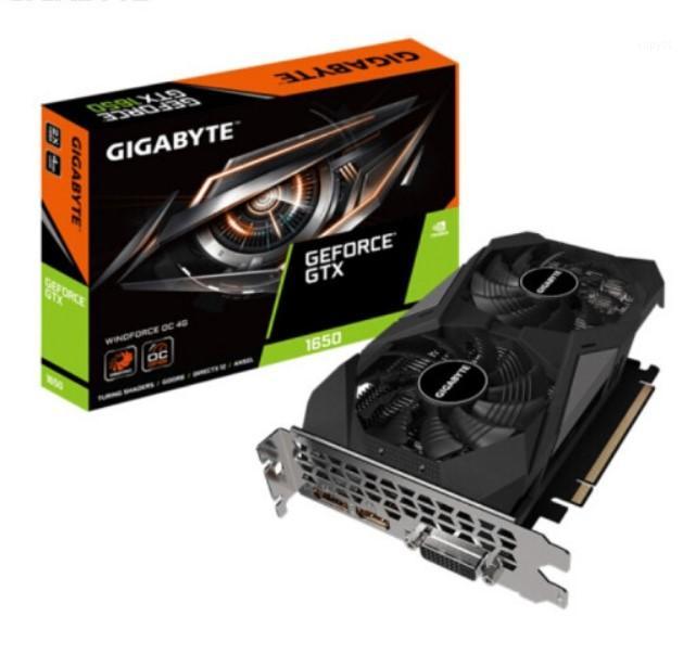 GTX 1650 WINDFORCE OC 4G Graphics Cards PC GPU Computer 1710Mhz 12000Mhz GDDR6 For BTC Mining-image-736035075