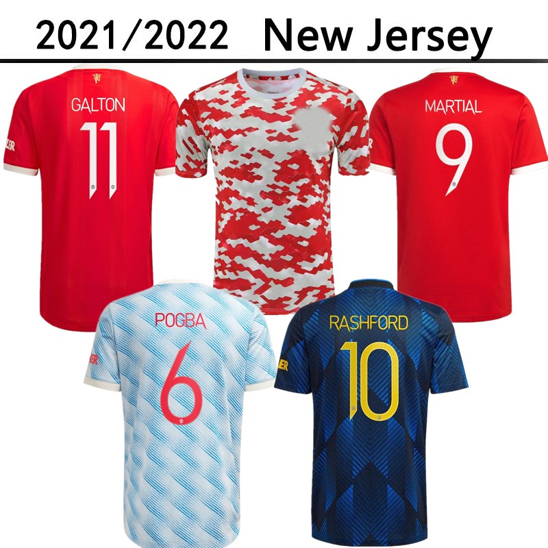 

2021 2022 Manchester home away third B. FERNANDES soccer jersey UNITED CAVANI UTD RASHFORD VAN DE BEEK 21 22 HUMANRACE fourth football shirts for man training wear
