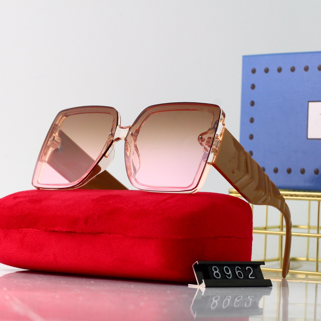 

2022 Brand 8962 Designer Sunglasses High Quality Metal Hinge Sunglasses Men Glasse Women Sunglasses UV400 lens Unisex with Original cases and box
