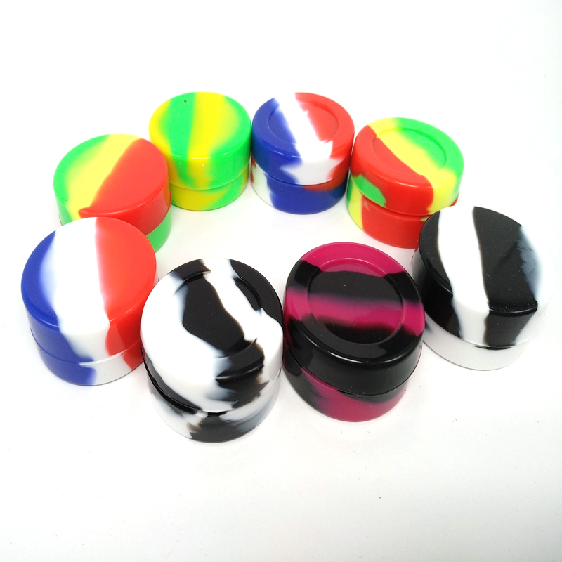 

Non Stick Wax Containers Box Bag 5ml 3ml Silicone Boxes Container Food Grade Jars Tool Storage Oil Holder for Vaporizer Tank
