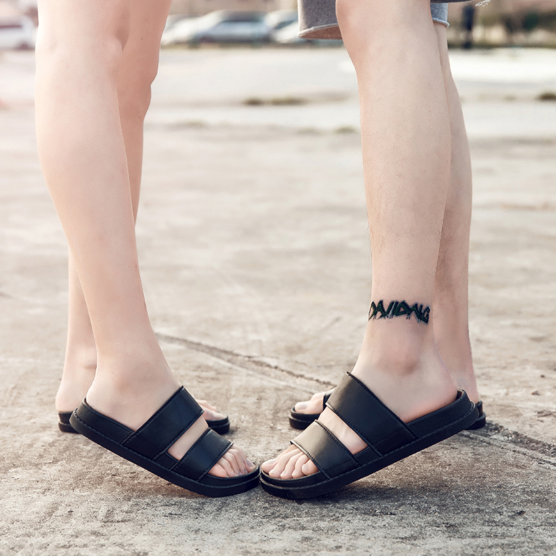 

Original Men Women Sell well Slippers Summer Sandals Scuffs black white Sandy beach shoes Flip Flops Lady Gentlemen flip-flops