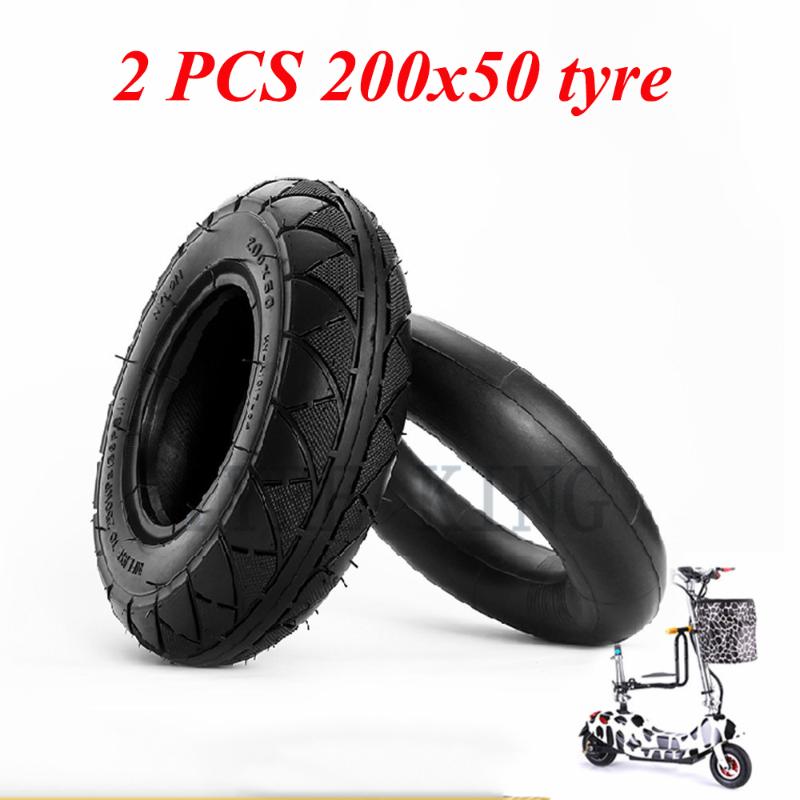 

Motorcycle Wheels & Tires Two Piece 200x50 Inner And Outer Tire 8 Inch Pneumatic Mini Electric Scooter Tyre Vehicle 200*50 Accessories