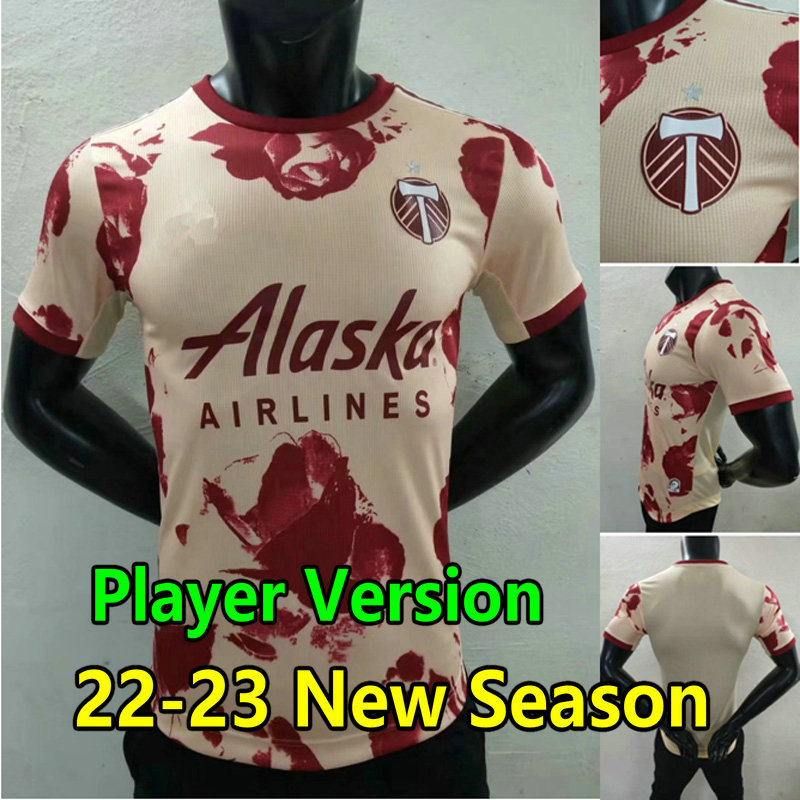 

2022 2023 Portland Timbers soccer jerseys Fans Player Version BLANCO CHARA MORA 22 23 ASPRILLA NIEZGODA IKOBA Football Shirt WILLIAMSON IKOBA AYALA maillots mykit, Fans 22-23 away