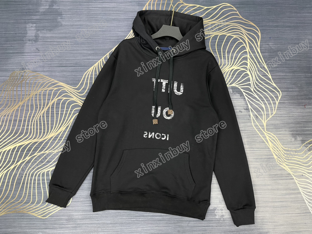 

21ss Mens Womens Designers Hoodies Sweatshirts luxury Broken letter print streetwear Man Paris Fashion long Sleeve luxurys black Apricot XS-L