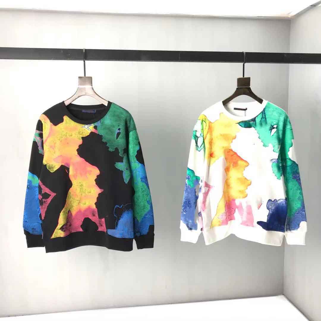 

2021ss spring and summer new high grade cotton printing short sleeve round neck panel T-Shirt Size: -l-xl-xxl-xxxl Color: black white cec1w212