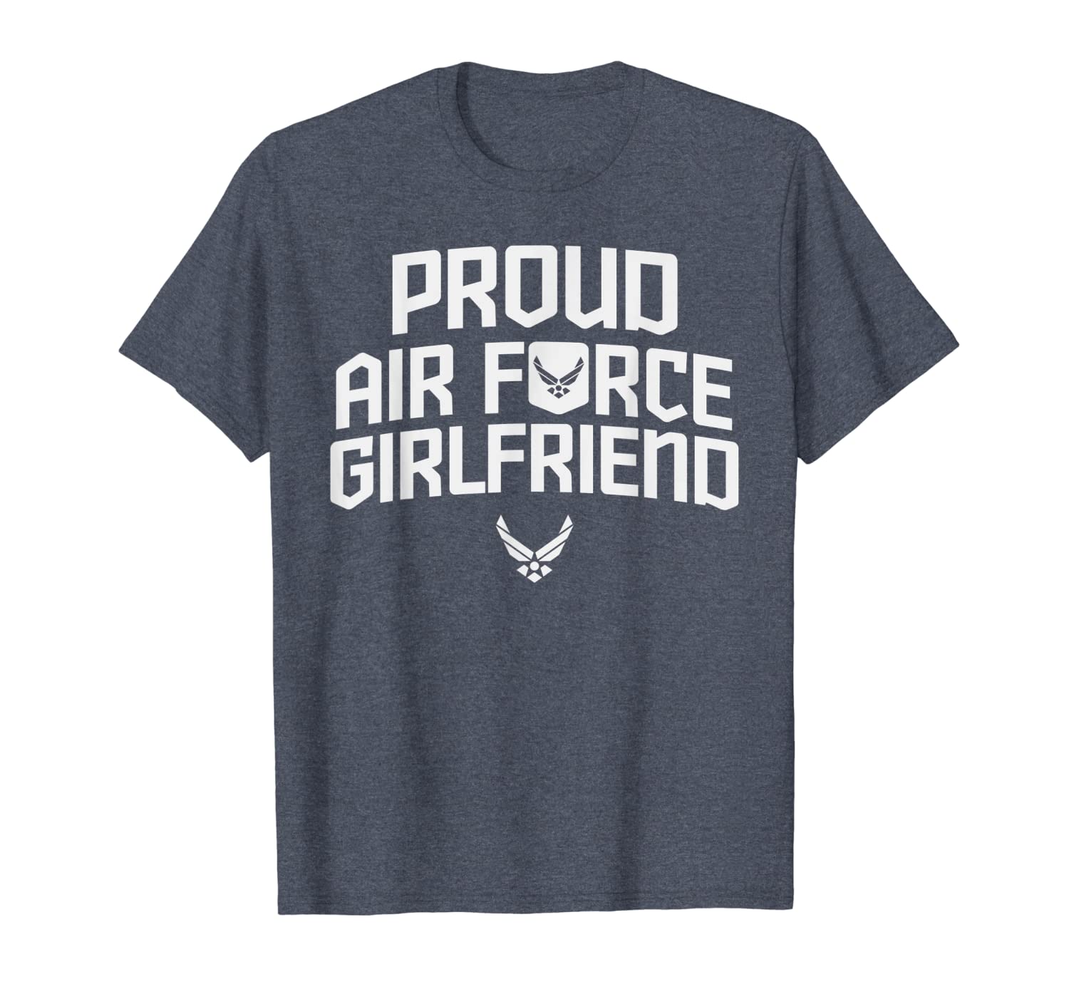 

proud air force girlfriend shirt anniversary gift for her, White;black
