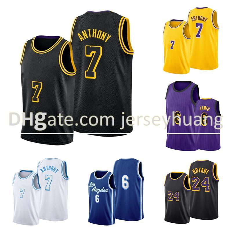 

2021 Basketball Jersey Bryant Mamba James Carmelo 7 Anthony City Basketball Edition Jerseys, Jersey1