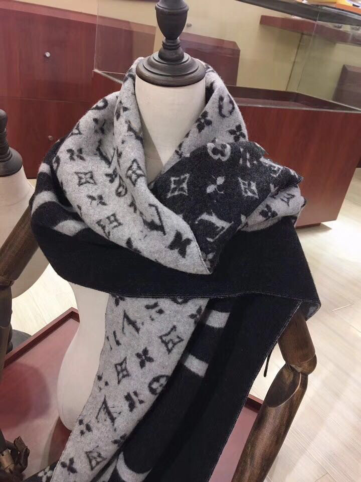 

Fashion Design Women's Cashmere Scarf Winter letter Long Fringe Wool printed shawl 70cm X 180cm