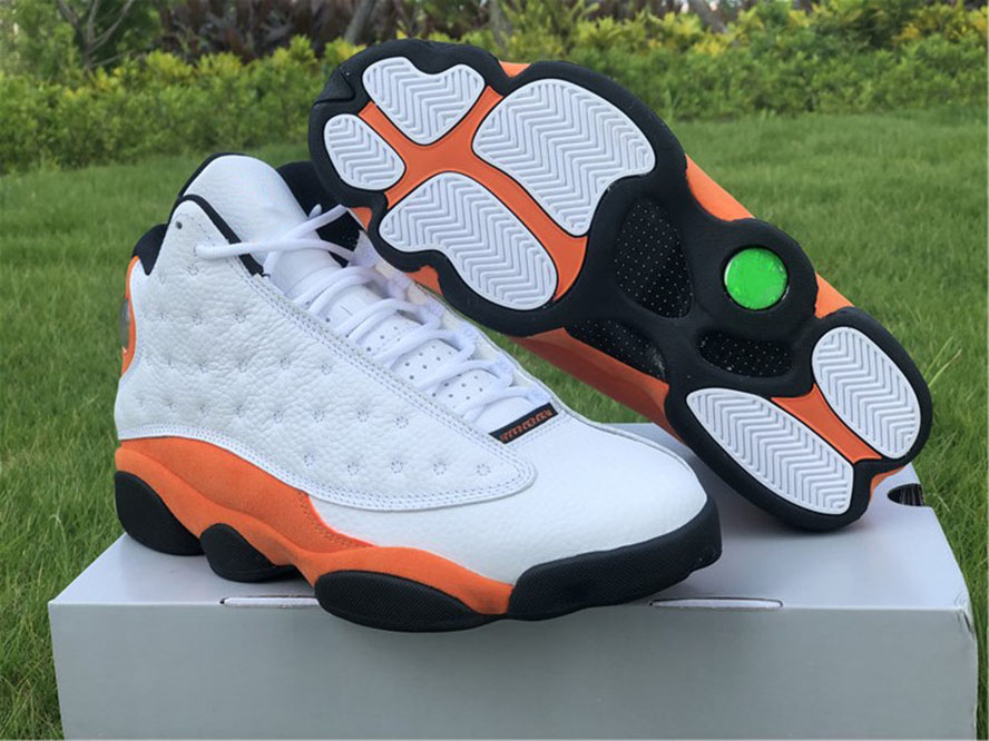 

2021 Release Jumpman 13 Starfish basketball shoes white orange fashion trainers luxurys designer sneakers size 40-47.5, #2