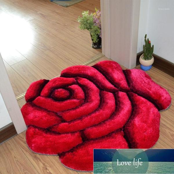 

Printed Solid Flower Shape Bathroom Carpet Rugs 70*70cm Door Pad Floor Mat For Decor Wedding Bedroom Carpets Badmat Tapetes1 Bath Mats