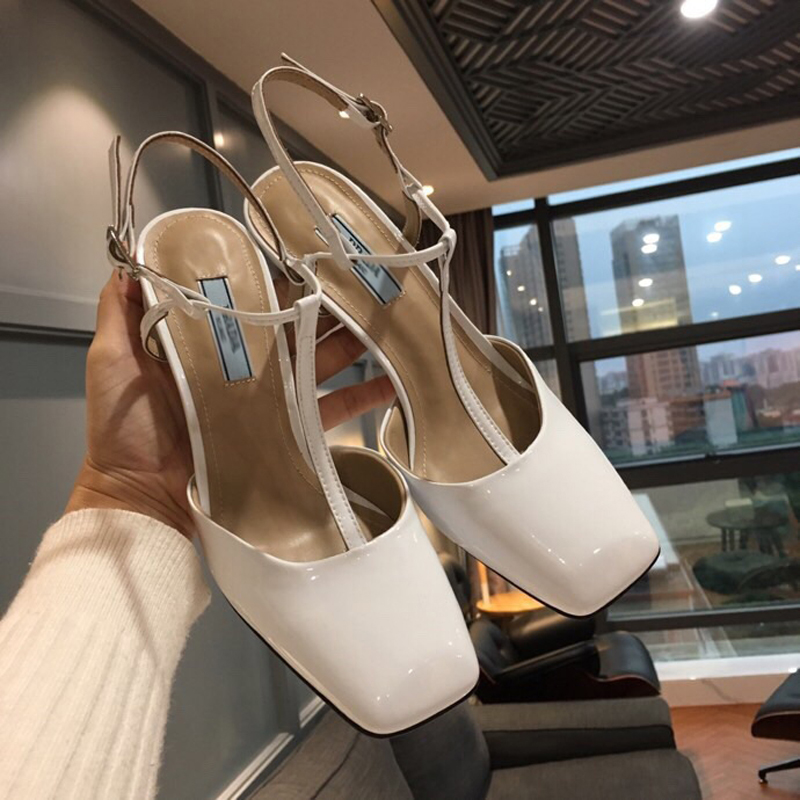 

2021 Good Quality Fashion Women Luxurys Designers Shoes Designer Sandals Womens Luxury High Heels Sandal Dress Shoess With Box Size 35-41 -K338, White