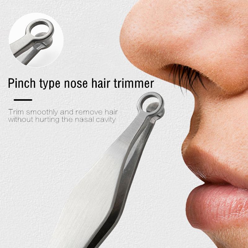 

Electric Nose & Ear Trimmers Professional Universal 9.3cm Hair Implanter Tweezers Round Eyebrow Stainless Steel Removal Trimming Snap Off To