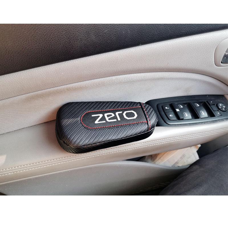 

Seat Cushions For MG Zero 1pc Carbon Fiber Leather Auto Leg Cushion Knee Pad Car Door Arm Accessories Vehicle Protective
