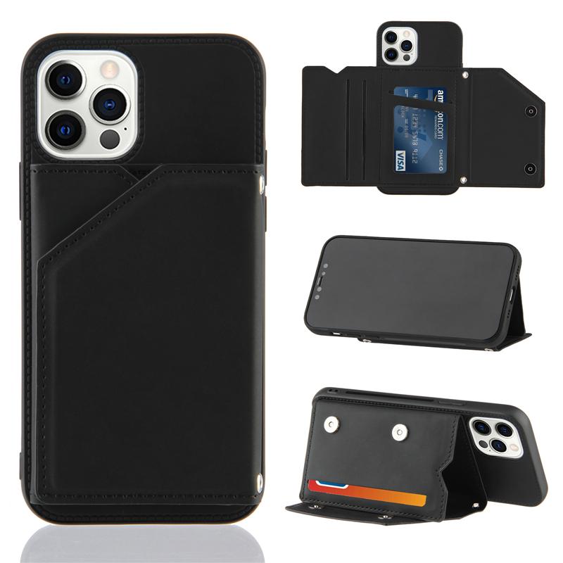 

Wallet Case for iPhone 12 Pro Max rugged phone case for iphone 11 pro xr xs max 7 8 plus card pocket cover ., White