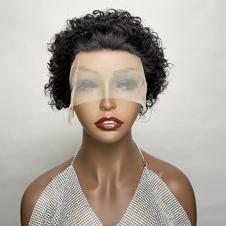 

Curly Bob Wig 100% Human Hair Wig Within Different Color And Style Wholesale Price By xblhair, Natural color