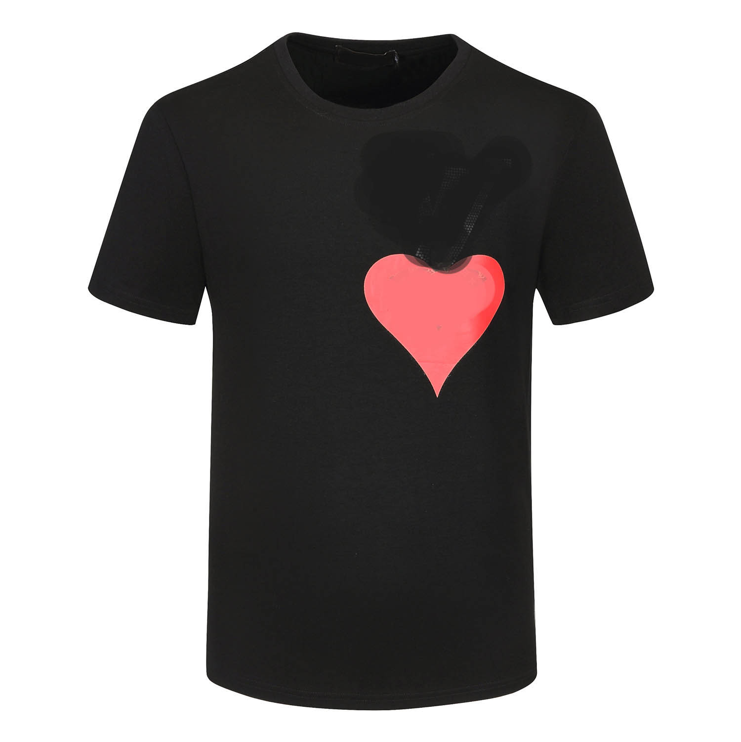 

Fashion Shirts Summer Man Woman T Shirt Clothing Street Wear Crew Neck Short Sleeve Tees 2 Color Top QualityM-3XL, White;black