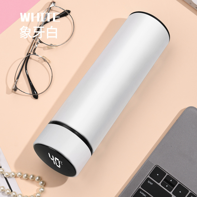 

Smart Insulation Cup Water Bottle Led Digital Temperature Display Stainless Steel Thermal Mugs Intelligent Cups 500ML