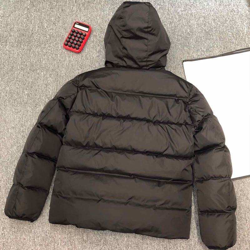 

Classic Winter Jacket Bothside Letters Men Windproof Warm Solid Down Coat Jackets Coats Streetwear Homme Fashion Outdoor Outwear XS-3XL, Black