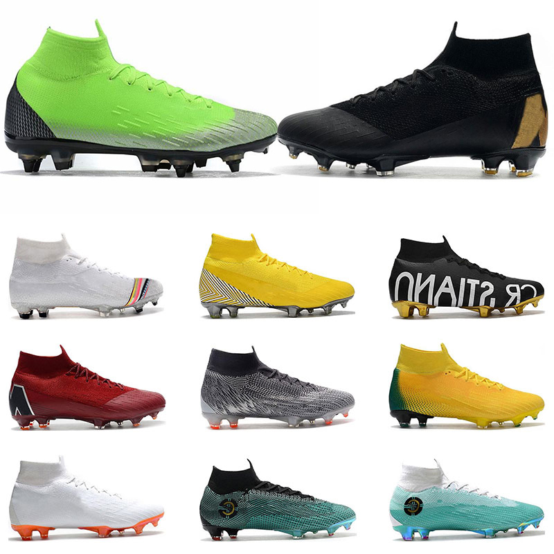 

2022 Mercurial American Football Shoes Superfly Ronaldo Neymar Mens Boys Soccer Shoe Football Boots Cleats