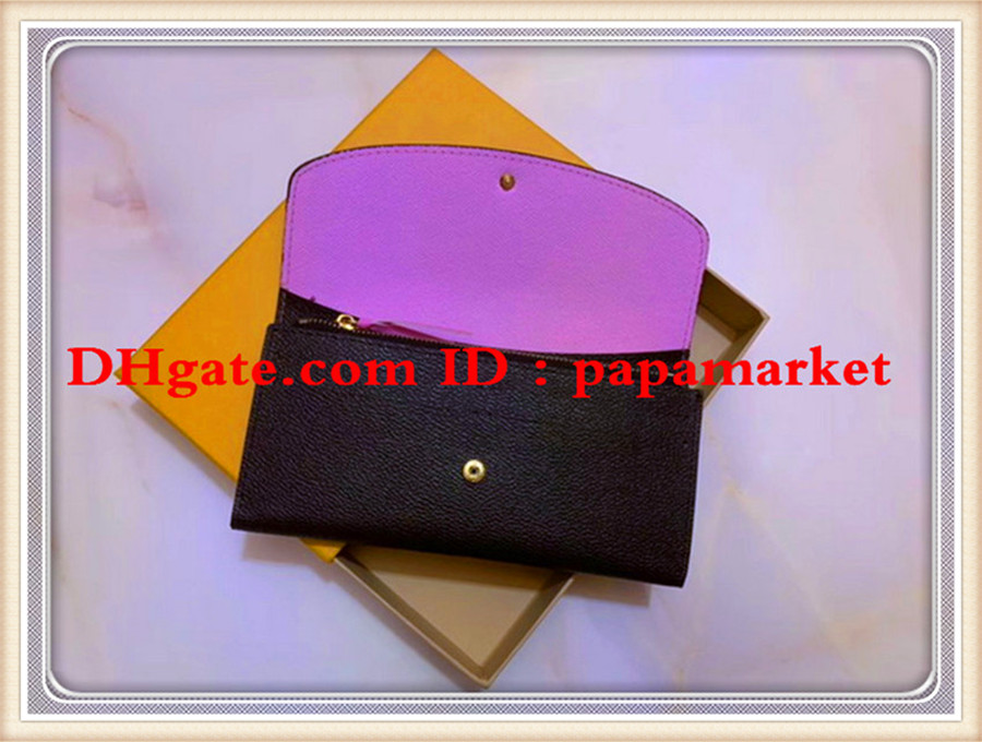 

High Quality Womens Iconic Fashion Long Wallet Coin Purse Card Case Holder 023, Red;black