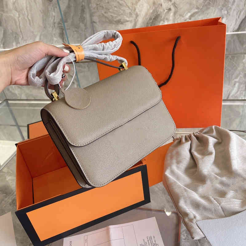 

Evening Bags Crossbody Bag Designer Purse Shoulder Handbags Fashion brand Genuine leather High-quality Different colors with original box size 23 cm T1V1, 1# shoe box