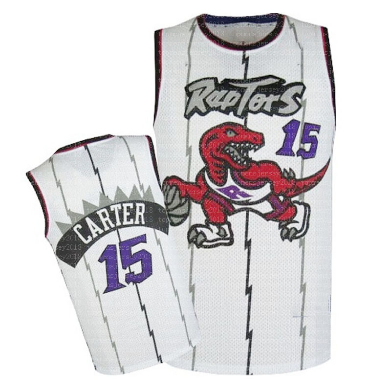 

Vince 15 Carter Tracy 1 McGrady Jersey Mens Retro Mesh Basketball Jerseys, Black;red