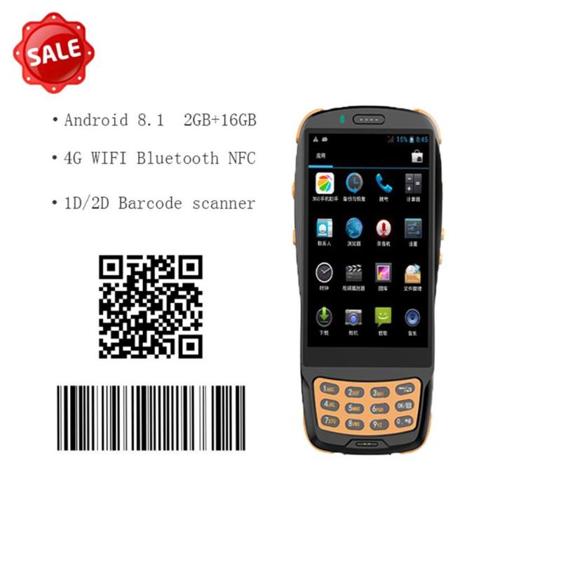 

Free SDK Wireless Android 8.1 NFC Rfid Reader 4G 2D Barcode Scanner Handheld PDA Scanners
