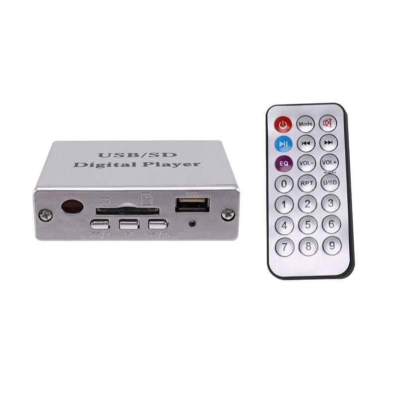 

& MP4 Players Dc 12V Digital Auto Car Power Mp3 Audio Player Reader 3-Electronic Keypad Control Support Usb Sd Mmc Card With Remot