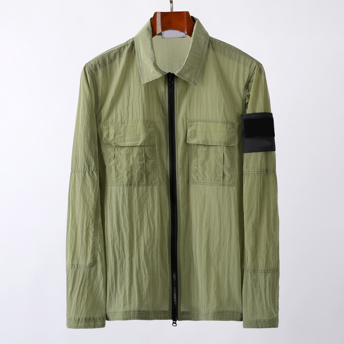 

cptoney astone is lan d men's jackets designer hooded draw string ruched, Black;brown